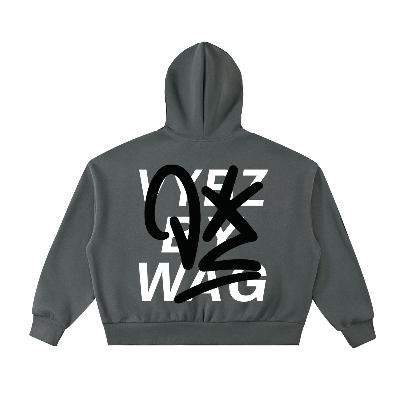 VYBZ "graffiti" Fleece Boxy Hoodie