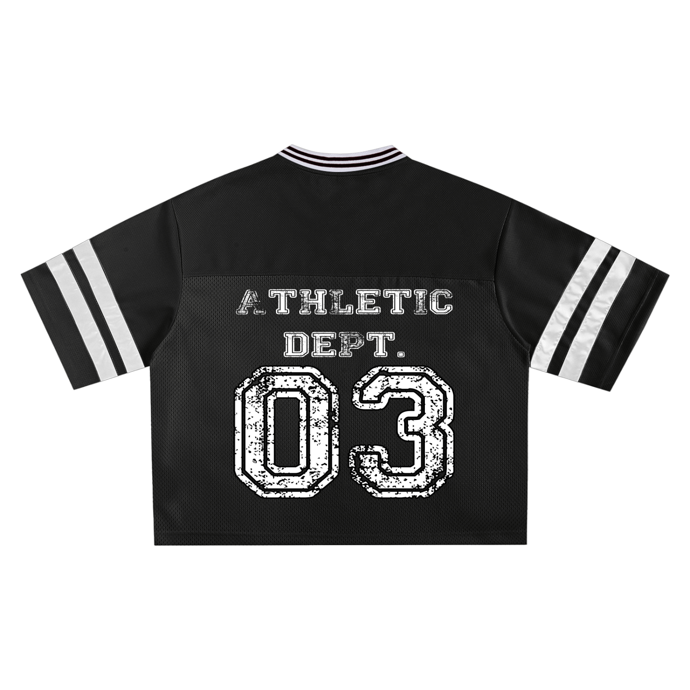 VYBZ “Athletic Dept.” Mesh Boxy T Black