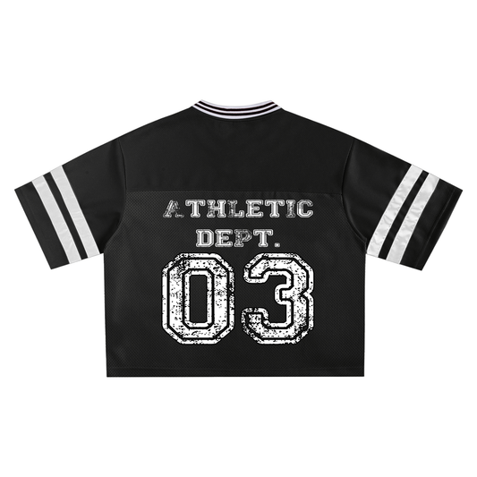 VYBZ “Athletic Dept.” Mesh Boxy T Black