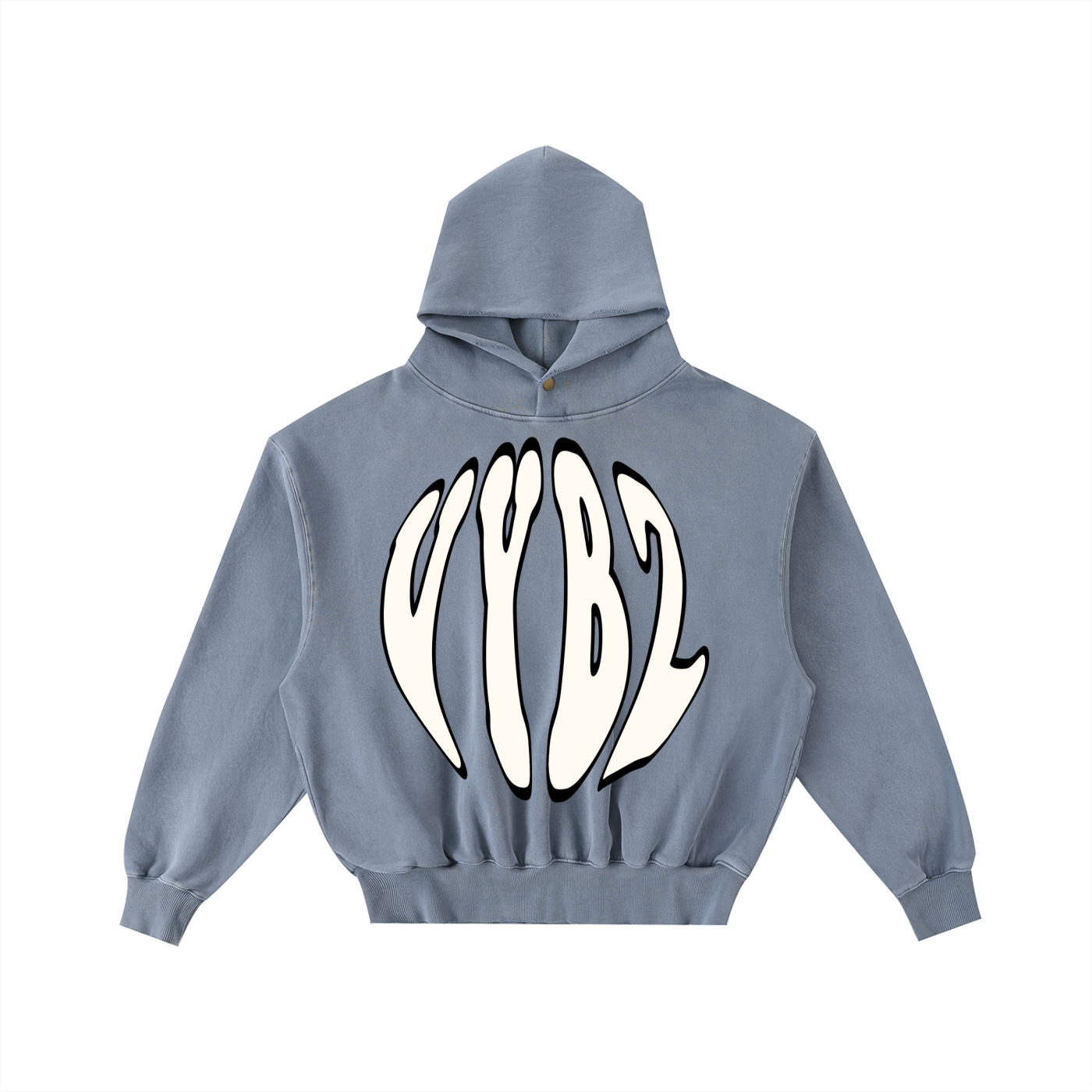 VYBZ "AGD" Frayed Fleece Hoodie