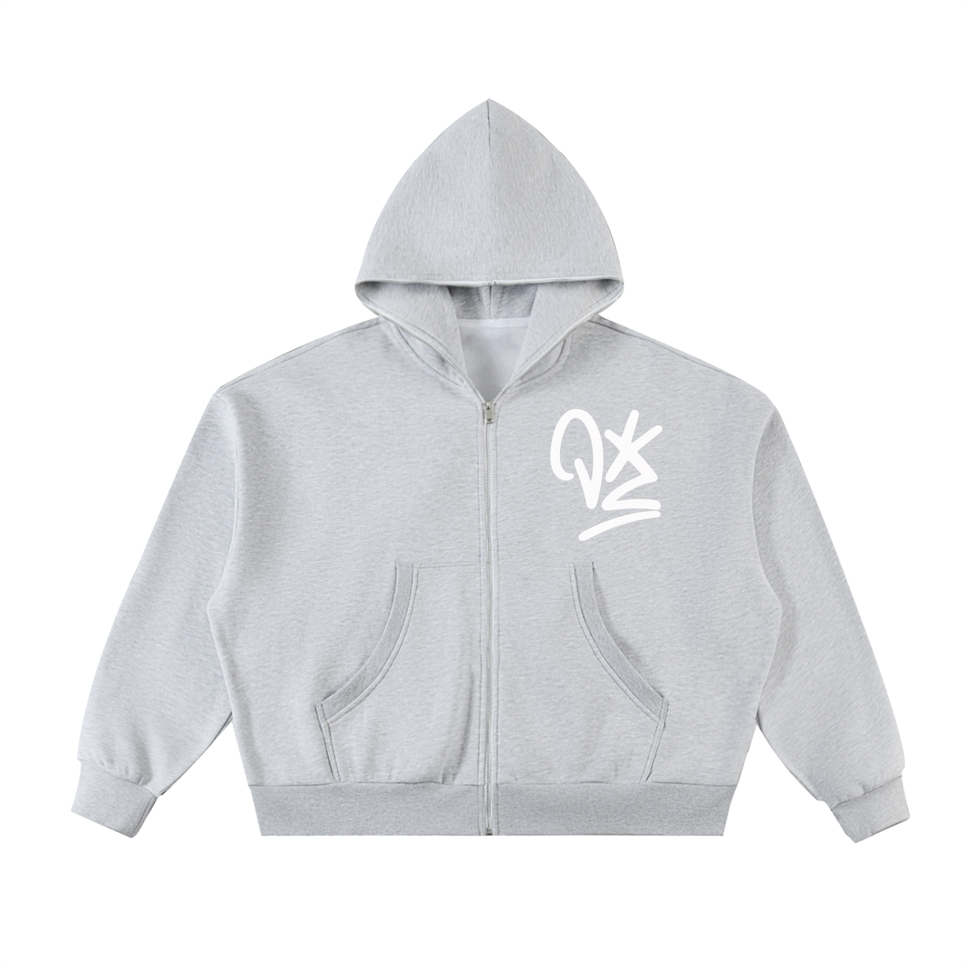 VYBZ  "graffiti" Fleece Boxy Hoodie
