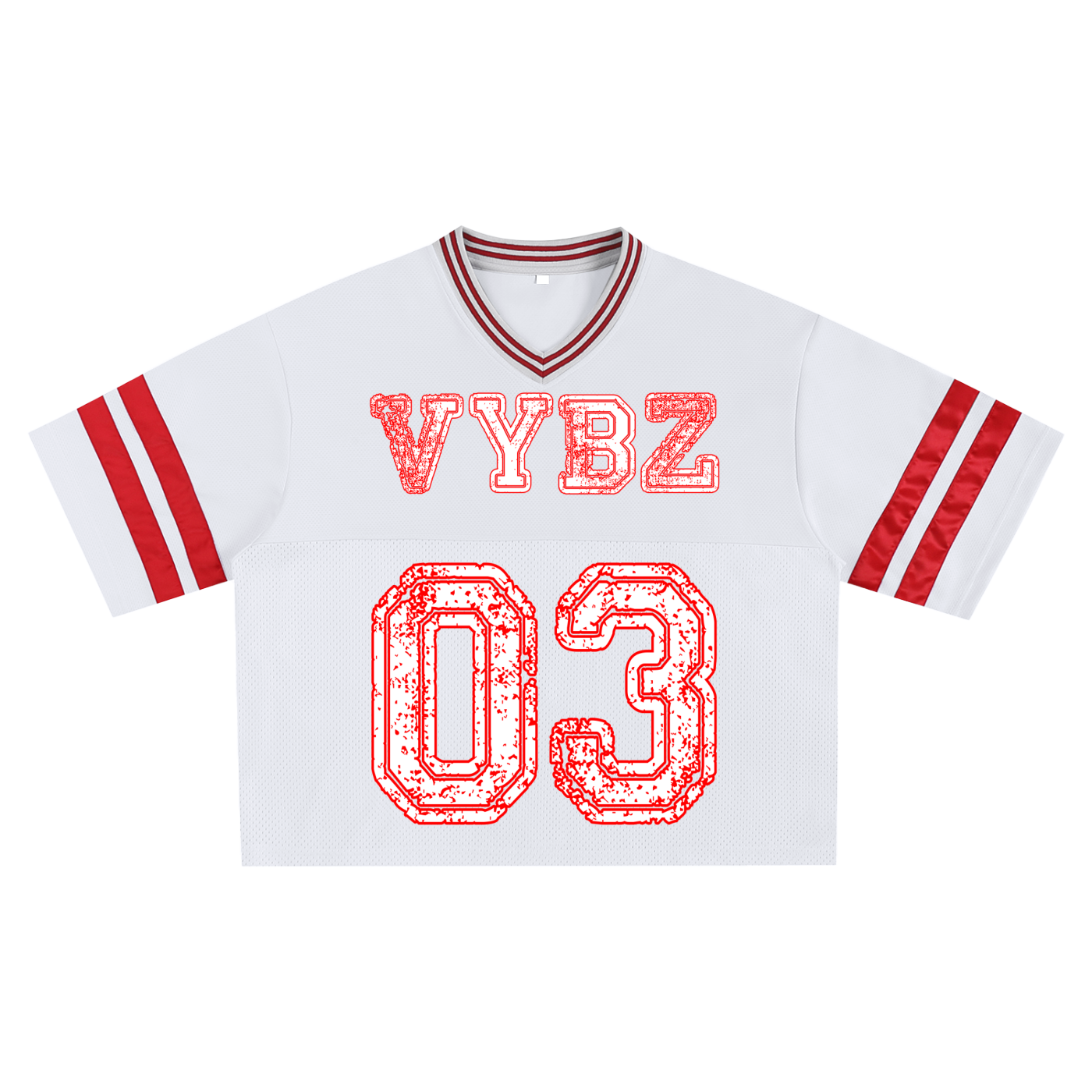 VYBZ “Athletic Dept.” Mesh Boxy T Red