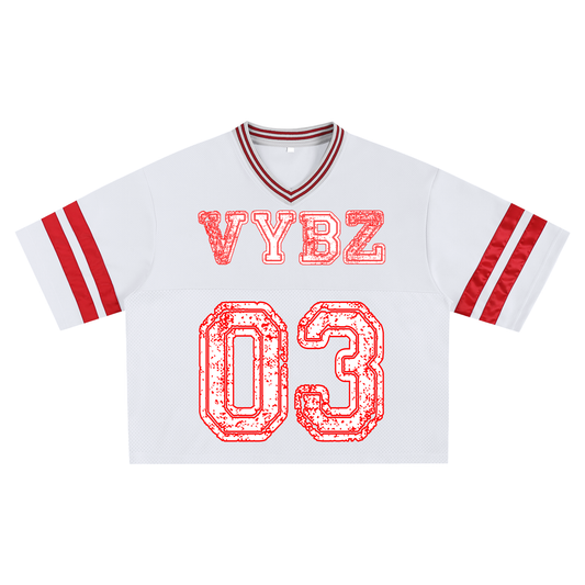 VYBZ “Athletic Dept.” Mesh Boxy T Red