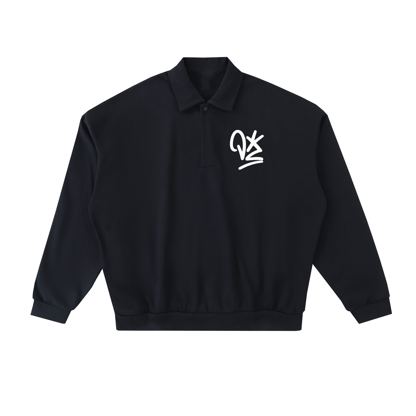 VYBZ ESSENTIAL Fleece Polo Sweatshirt