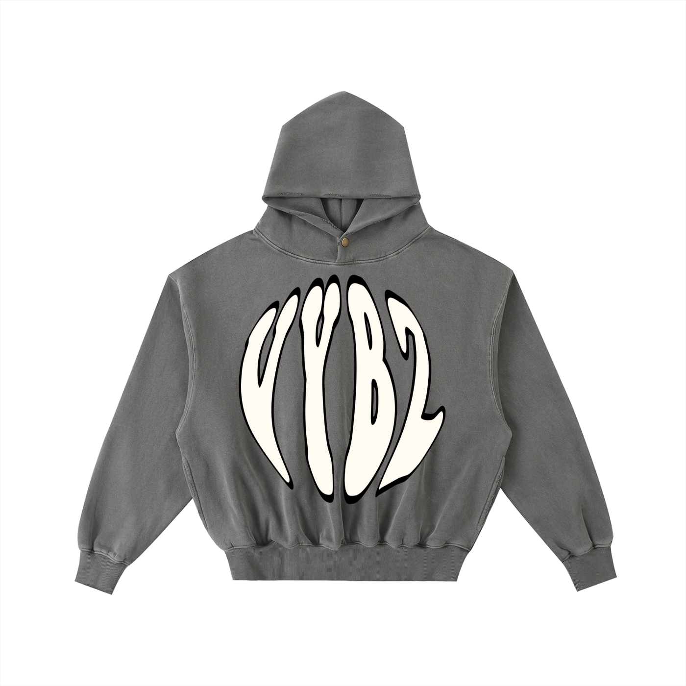VYBZ "AGD" Frayed Fleece Hoodie