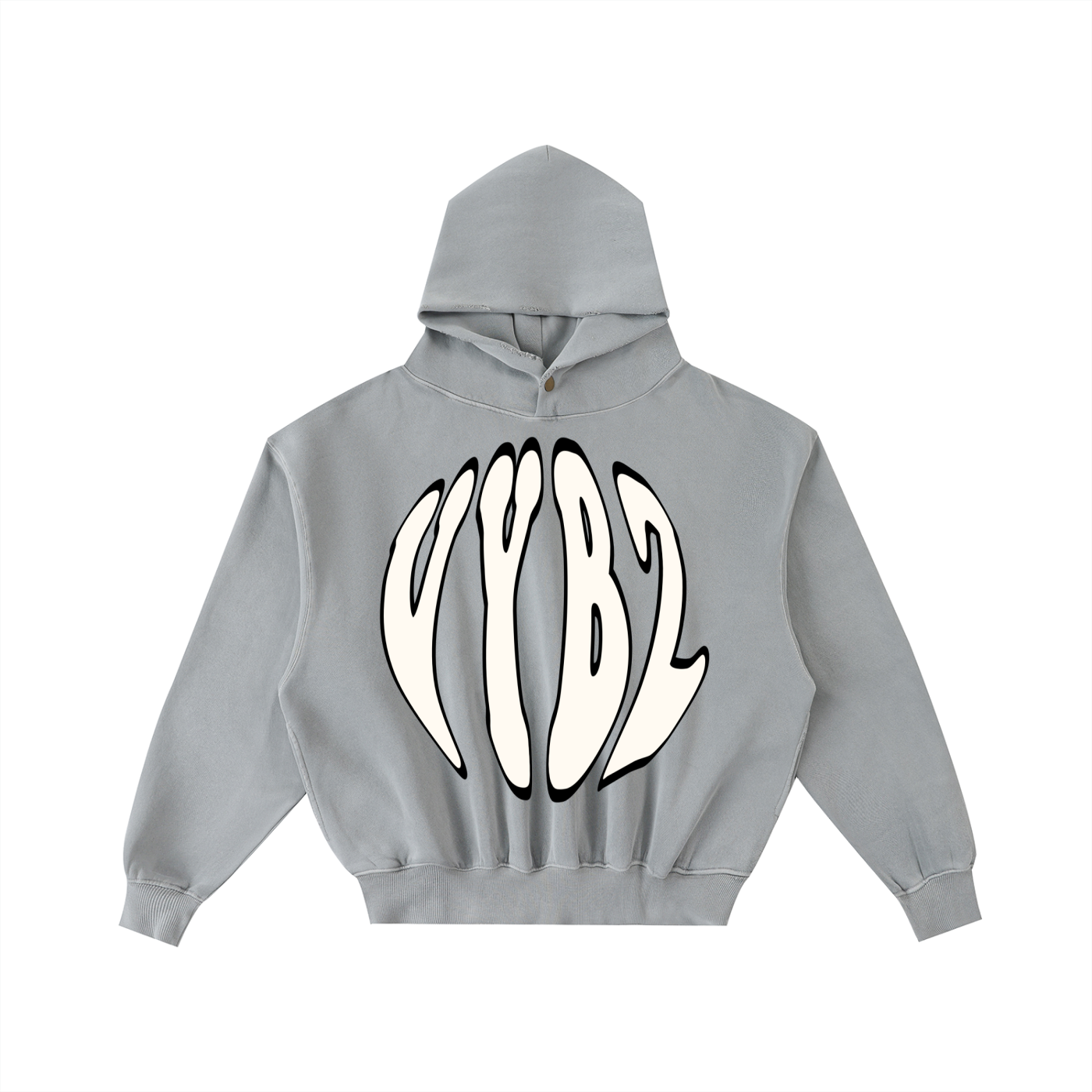 VYBZ "AGD" Frayed Fleece Hoodie