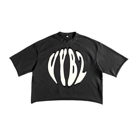 VYBZ "AGD" Cropped Raw Edge T-Shirt