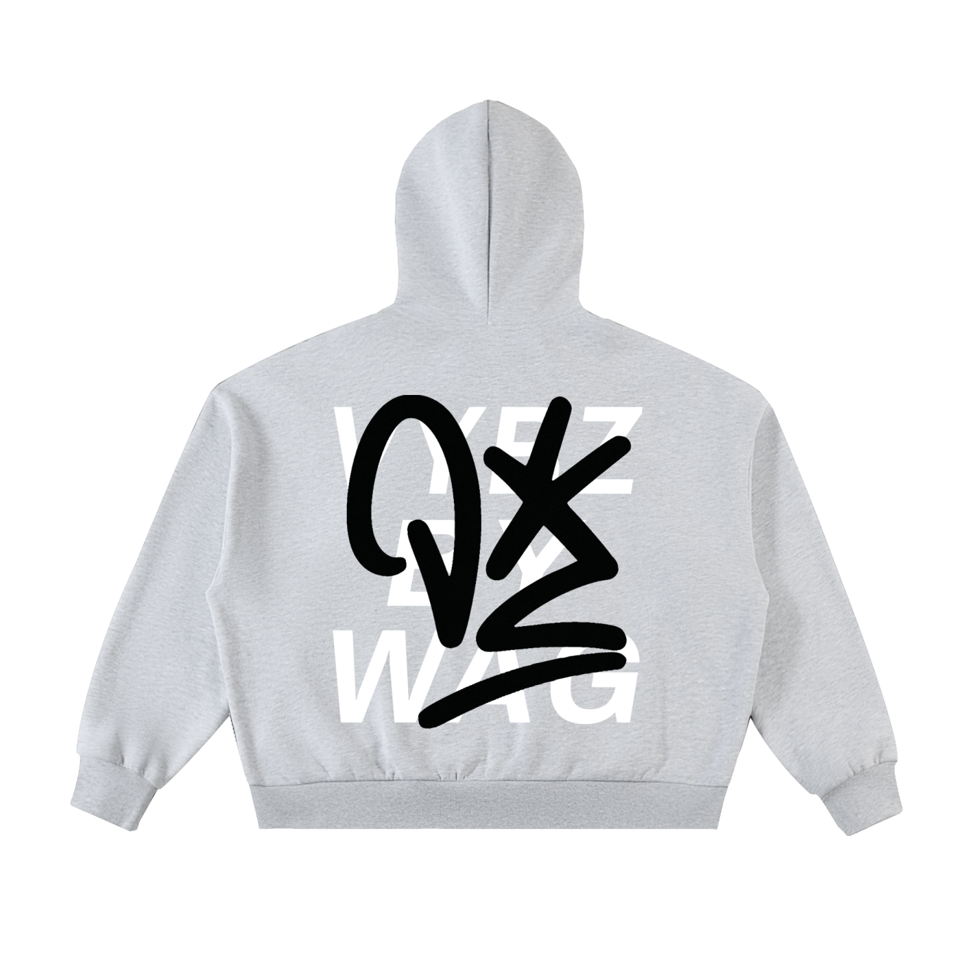 VYBZ  "graffiti" Fleece Boxy Hoodie