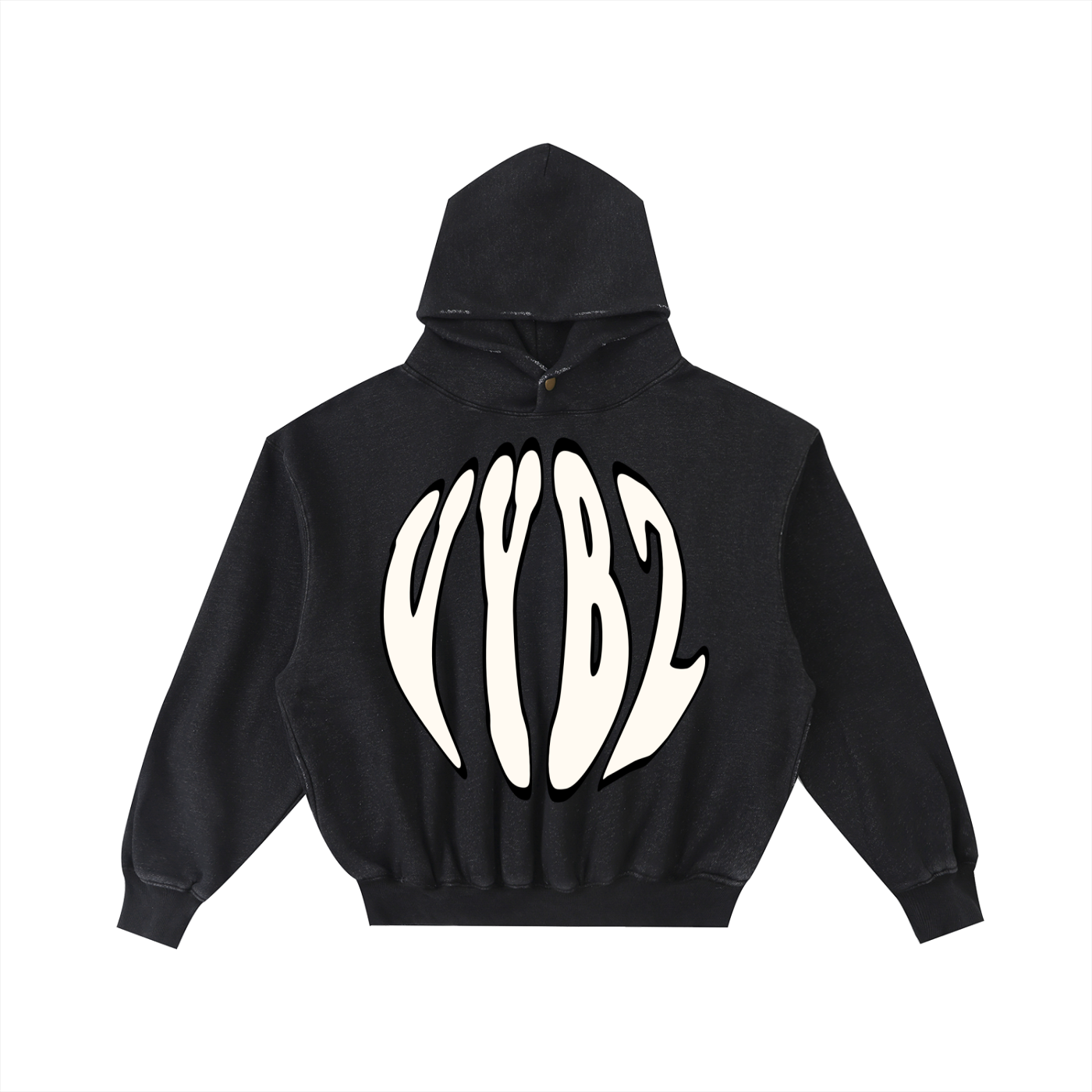 VYBZ "AGD" Frayed Fleece Hoodie